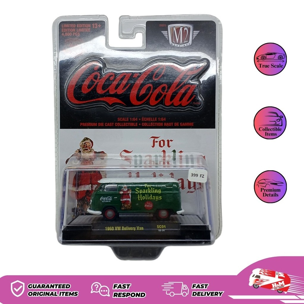M2 Machines 1/64 1960 VW Delivery Van - 399FZ - FZ4