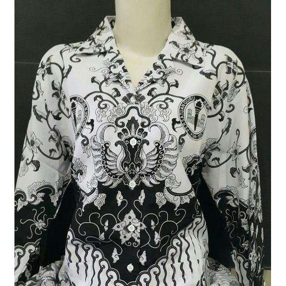 PROMO Batik PGRI wanita Size XXL.XXXL.XXXXL. - XXL