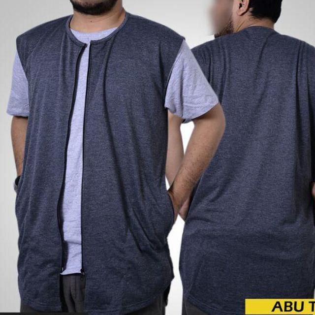 Baju Rompi Shalat Pria Dewasa Zipper/baju muslim pria dewasa