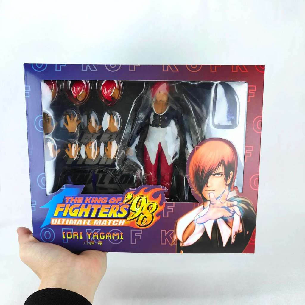 '98 Kyo Kusanagi 19CM The King Of Fighters Iori Yagami Anime Game Figure The King Of Fighters Anime 