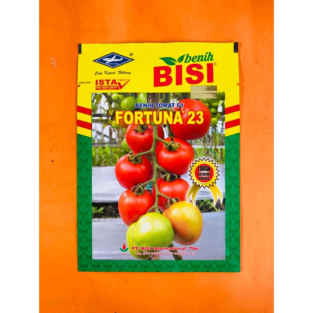 Benih tomat f1 FORTUNA 23 isi 5gr dataran rendah tahan virus gemini dari BENIH BISI