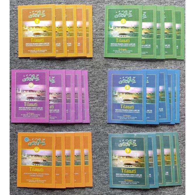 TERBARU.. kitab Tilawati Pretelan Jilid 1- 6