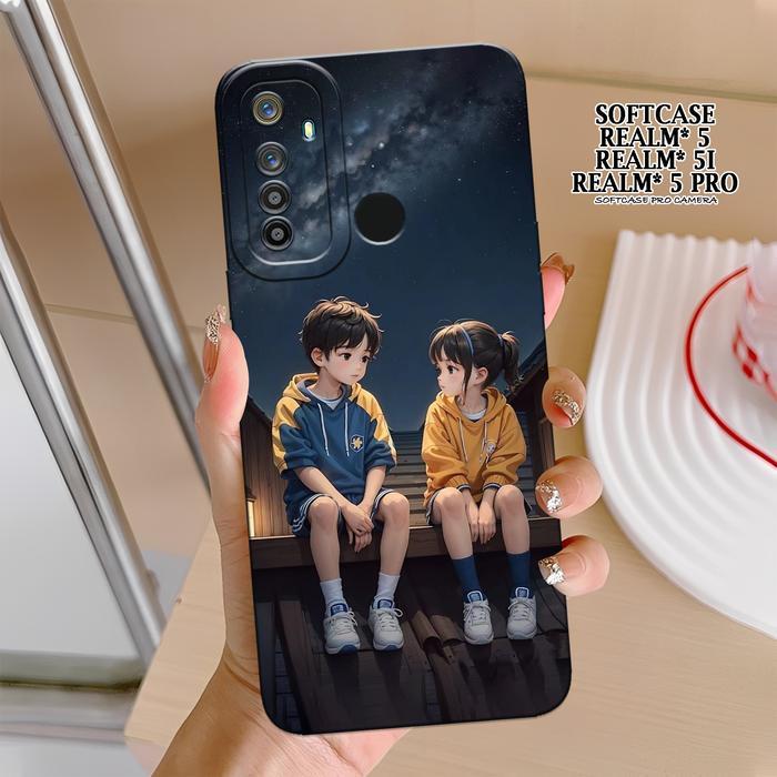 Case Realm* 5/5i/5 Pro Terbaru - Fashion Case Cartoon - Casing Realm* 5/5i/5 Pro - Silikon Pro Camer