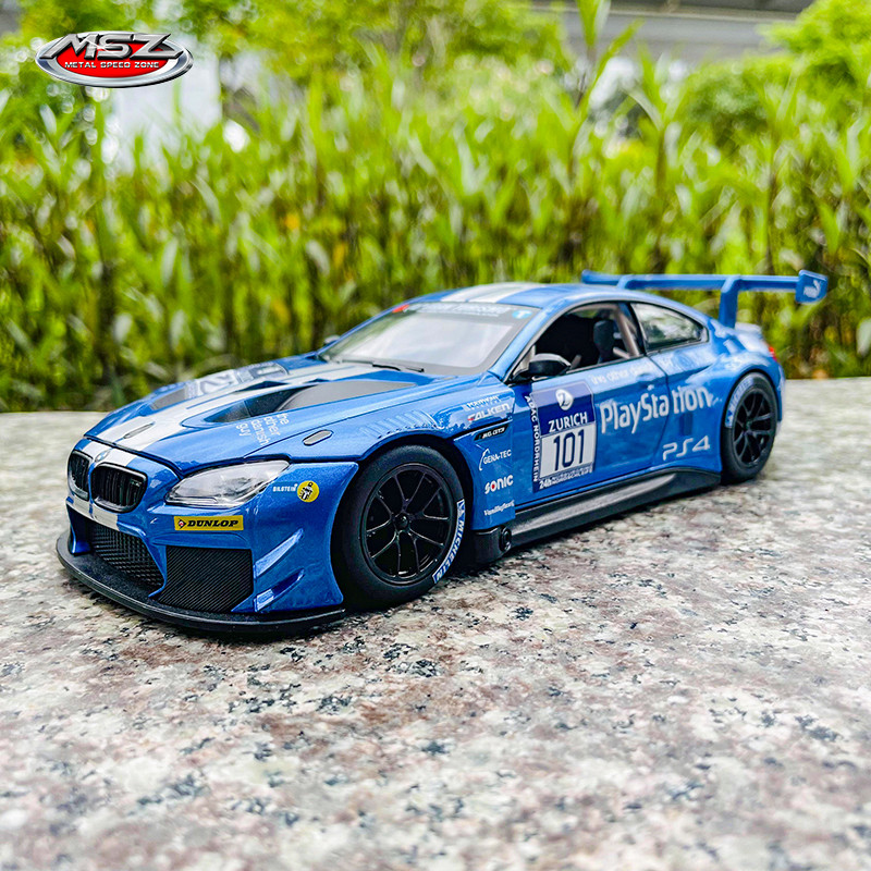 MSZ 1:24 BMW M4 DTM BMW M6 GT3 Z4 GT3 Original box alloy car model handicraft decoration collection 