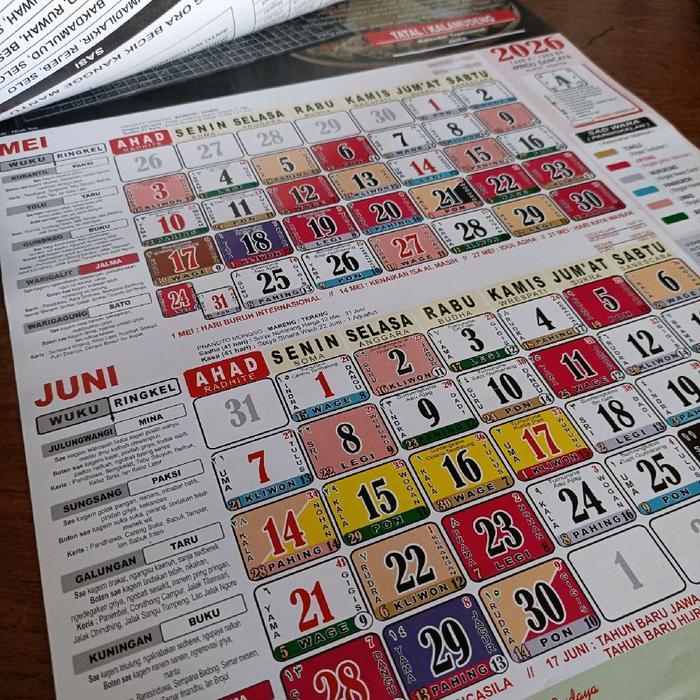 Kalender 2026 : Kalender JAWA CANDRASENGKALA NUSANTARA 2026 / Kalender Wuku Kejawen 2026 - -, - Terl