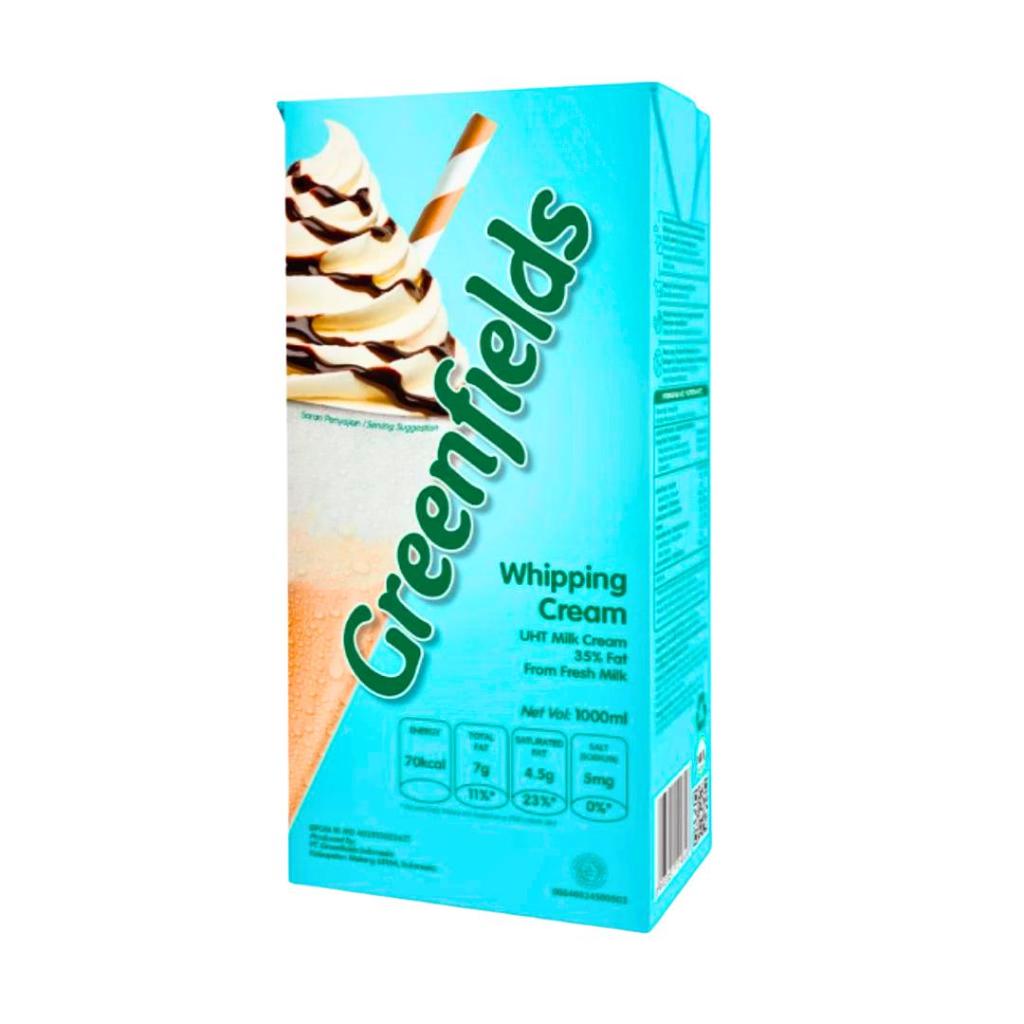 Greenfields Whipping Cream 1 Liter / Greenfield Whipping Cream 1000 ml