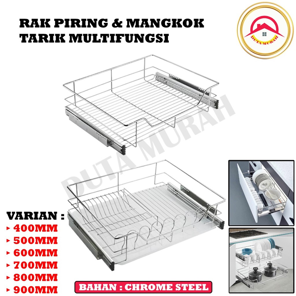 Rak Piring Tarik Rak Mangkuk Rak Piring Untuk Kabinet Rak Piring Tarik Rak Piring Tarik Kitchen Set 
