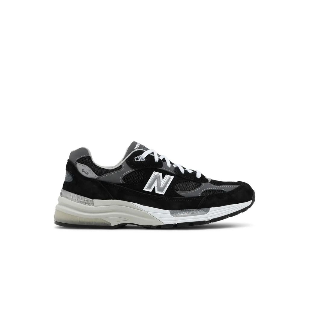New Balance 992 Black White Grey