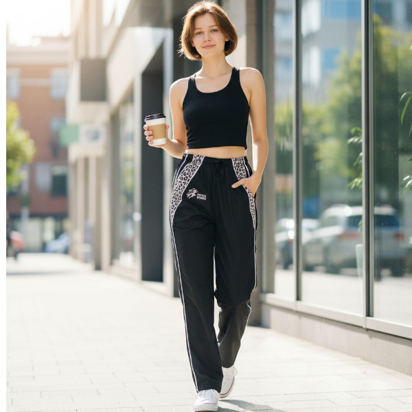 Luxury Spots Reflective Baggy Jeans