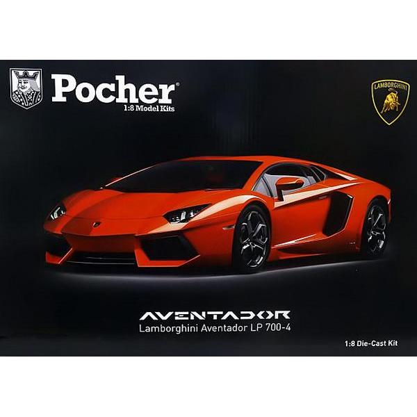 Pocher 1:8 Lamborghini Aventador LP700-4 (Arancio Argos / Orange)