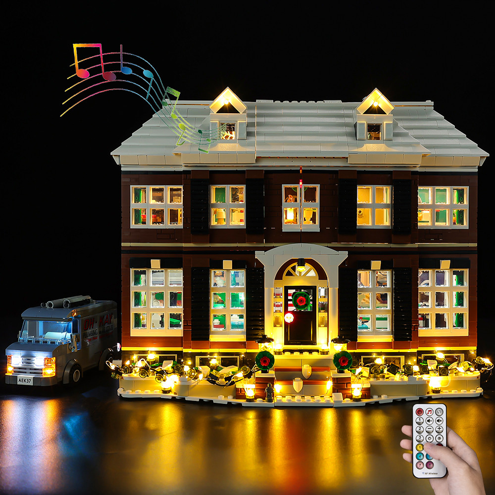 Led Light Kit 21330 Builng Blocks RC Light Home Alone Sweater For LEGO Ideas (Only Light Kit Include