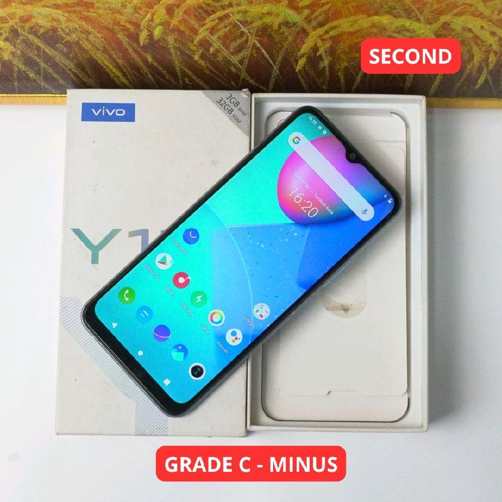 VIVO Y12S 3/32 GB GRADE C - MINUS HP SECOND ORIGINAL SINAR MUTIARA CELL (01716)