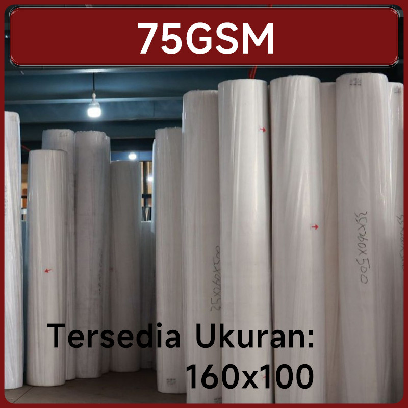 Spunbond Roll 75-80GSM 160cmx100m - Untuk Packaging B2B & Perlindungan Produk