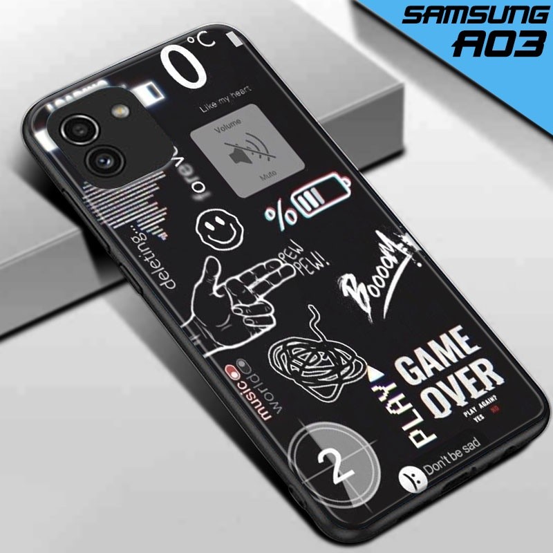 Case Samsung A03 Fashion Abstrack 2  - Untuk Pria - Wanita - Dewasa - Remaja - Silikon Hp Kesing Hp 