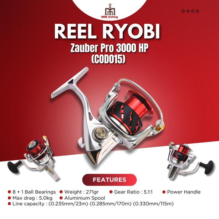 Reel Ryobi Zauber CS 3000 - PRO 3000HP by Paulafishing