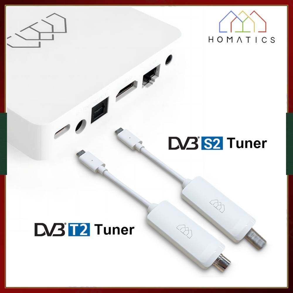 DVB-T2 DVB-S2 Tuner for Homatics Android TV Box R Lite 4K & 4K Plus & RockTek G2 also KICKPI KP1 Goo