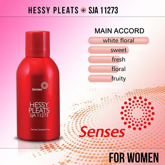 HESSY PLEATS - SENSES FRAGRANCE OIL (BIBIT PARFUM)