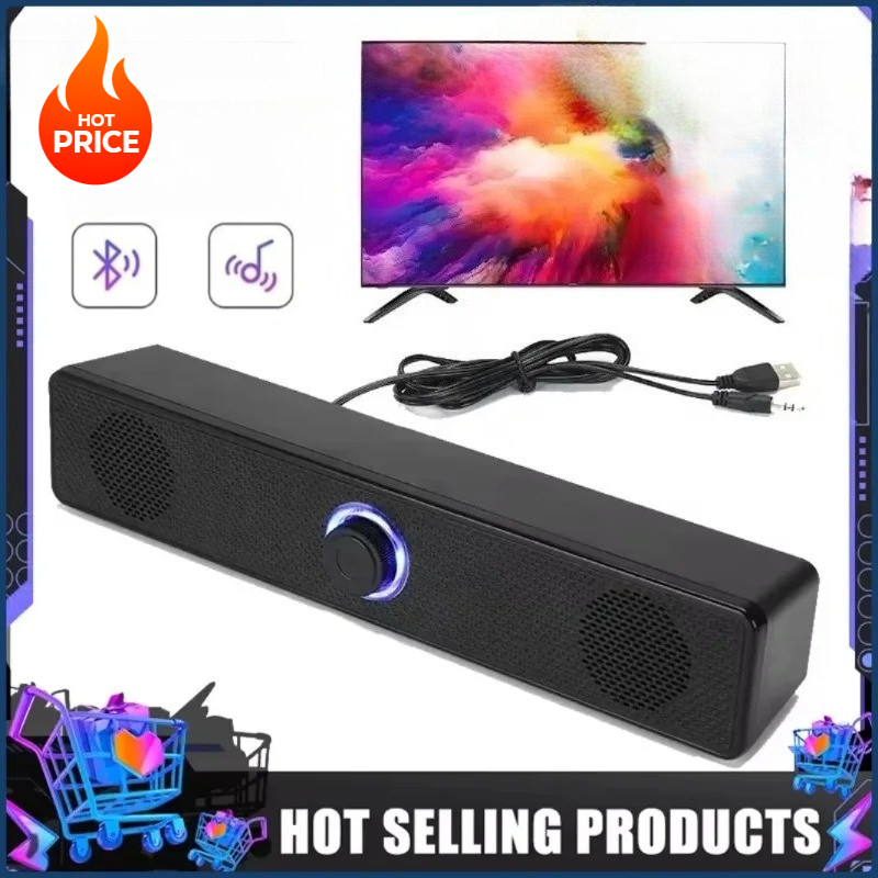 New 3D Surround Soundbar PC Speaker For TV Soundbar Box Subwoofer Stereo Music Box