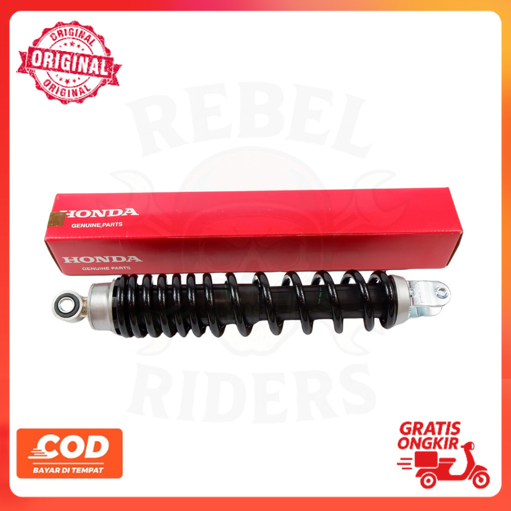 ShockBreaker Belakang Honda Vario 125 ORI AHM - Shock Belakang Vario Techno 125 FI Helm-in FI CBS Or