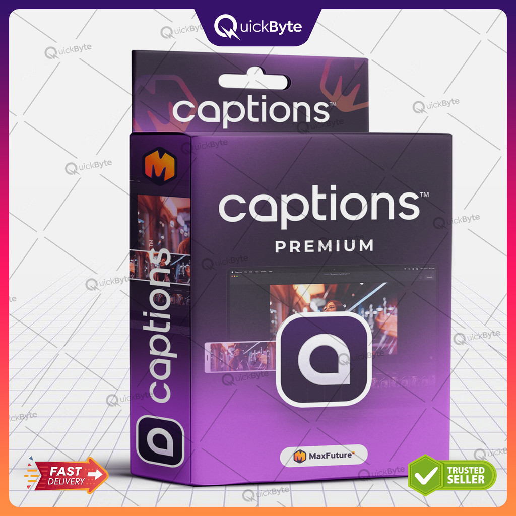 Captions Pro 12 Bulan | Auto Subtitle Indonesia & English, AI Video Editor | Full Garansi