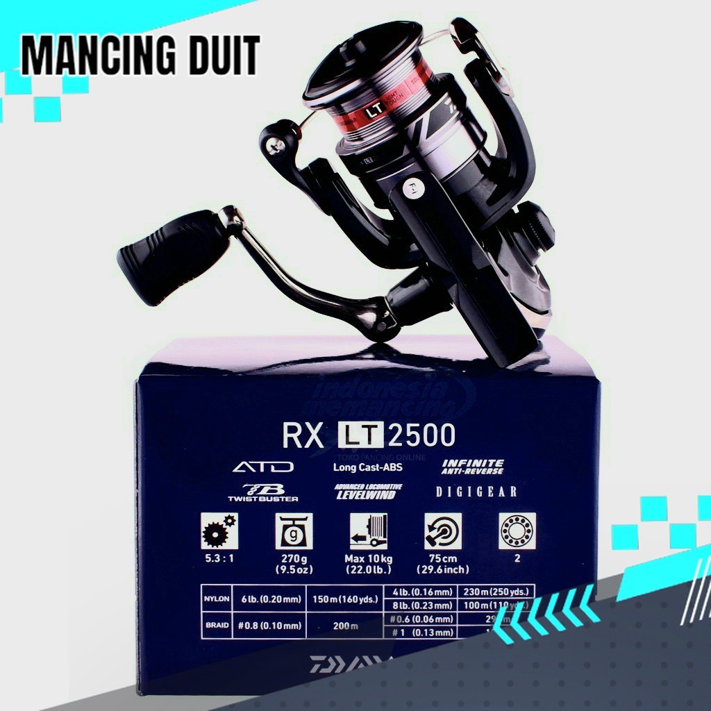 Reel DAIWA RX LT 1000/2000/2500/3000