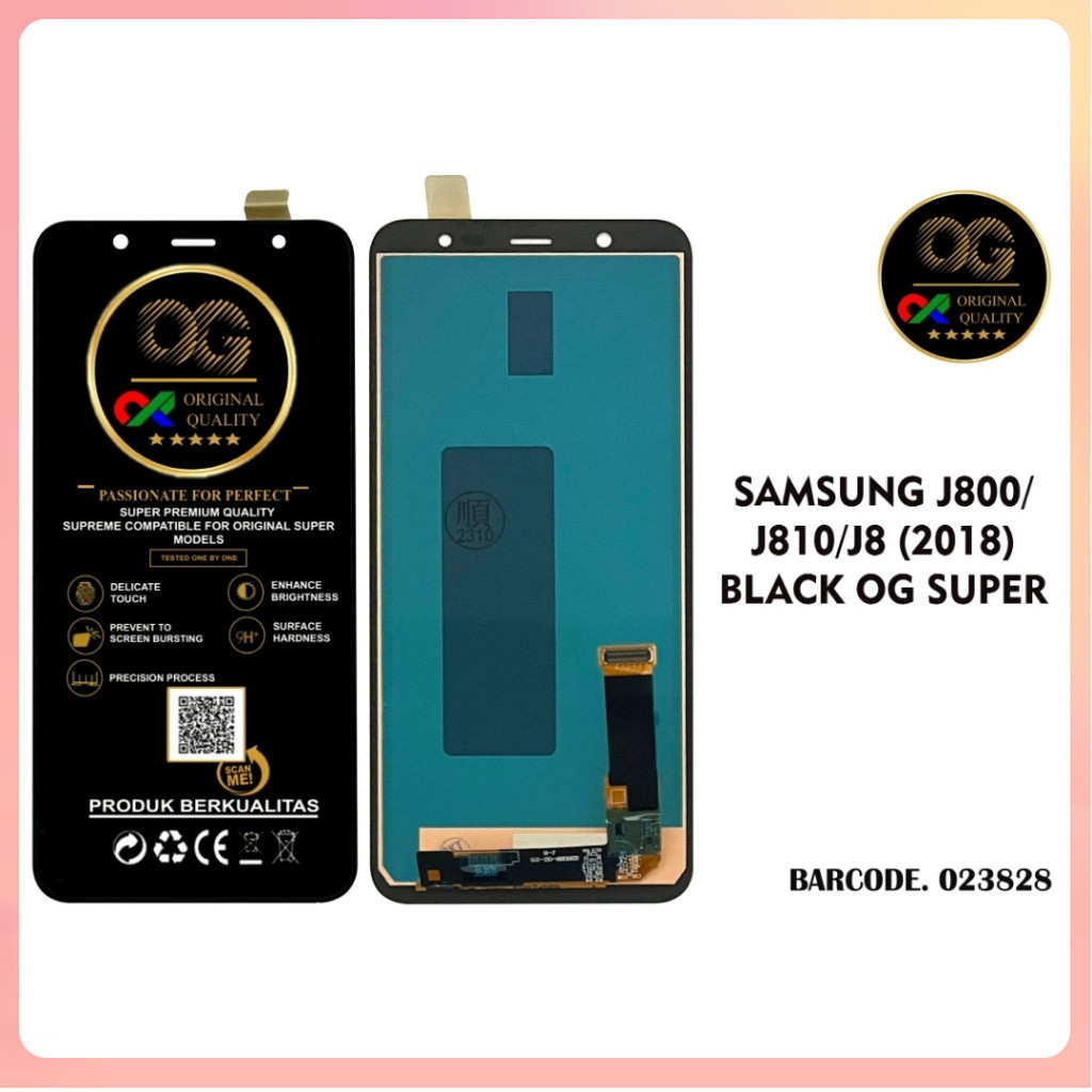 ORI LCD SAMSUNG J8 2018 / J810 FULLSET OG SUPER