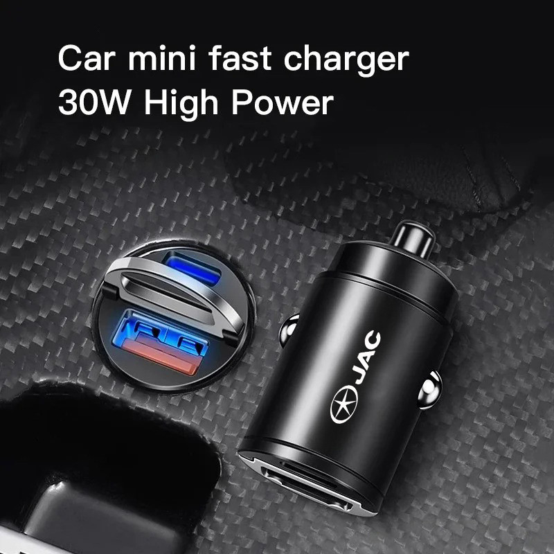 Car  Lighter Fast arger Adapte USB PD Type-C Convert Plug For JAC Refine J3 J2 S5 A5 J5 J6 Vapour S2