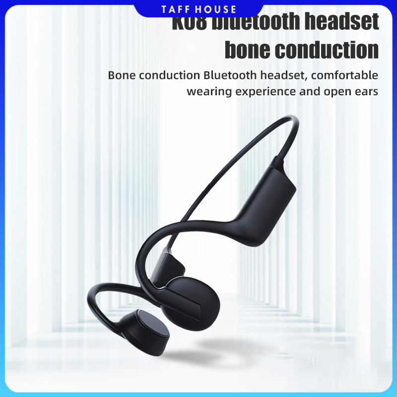 ADZUKI BEAN Earphone Bone Conduction Open Ear Wireless Bluetooth IPX5 - K08