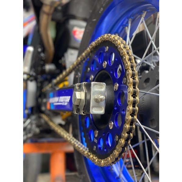 Gear Set Roz Yamaha Wr 155 Wr155 Gear paket 520 Roz Biru Set Rantai Gold Trabas Supermoto Harian