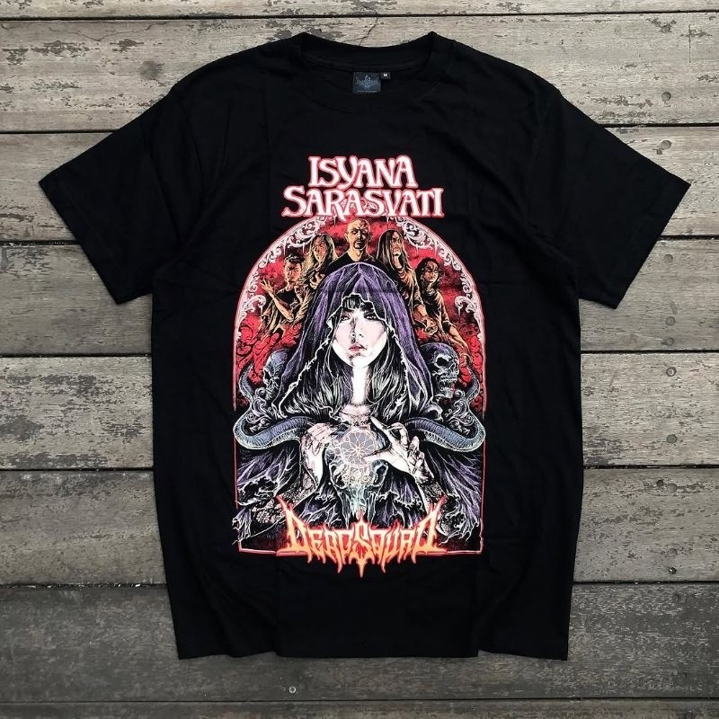 (COD) DEADSQUAD X ISYANA SARASVATI TSHIRT BLACK