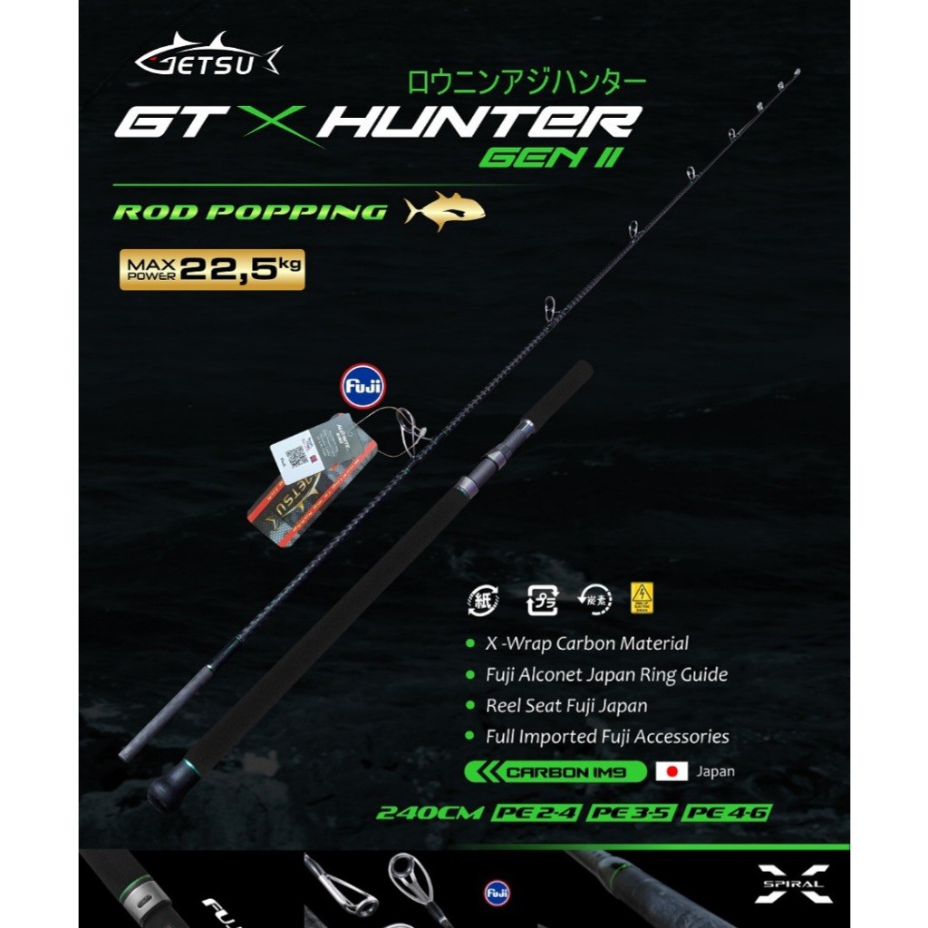 joran popping getsu GT X HUNTER II