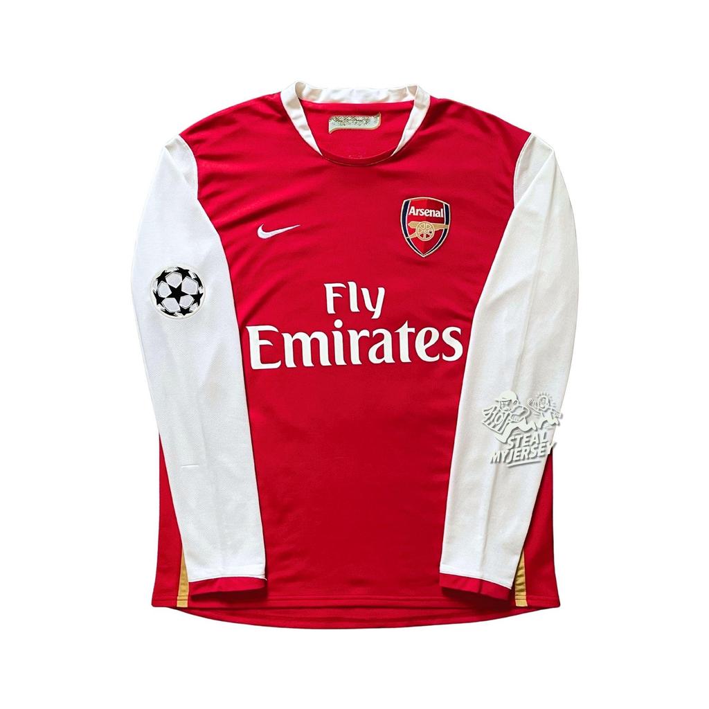 Jersey Original Arsenal Home Long Sleeve (XL) 2006-2007 Henry Asli Ori