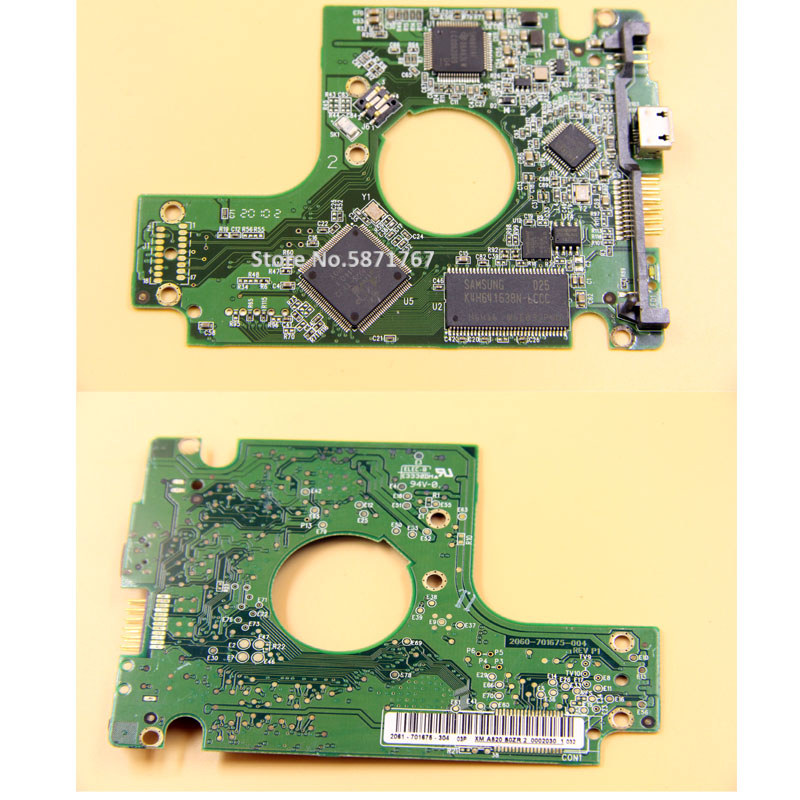 HDD PCB circuit board 2060-701675-004 REV P1 for WD USB 2.0 hard drive for WD5000BMVV/KMVV WD6400BMV