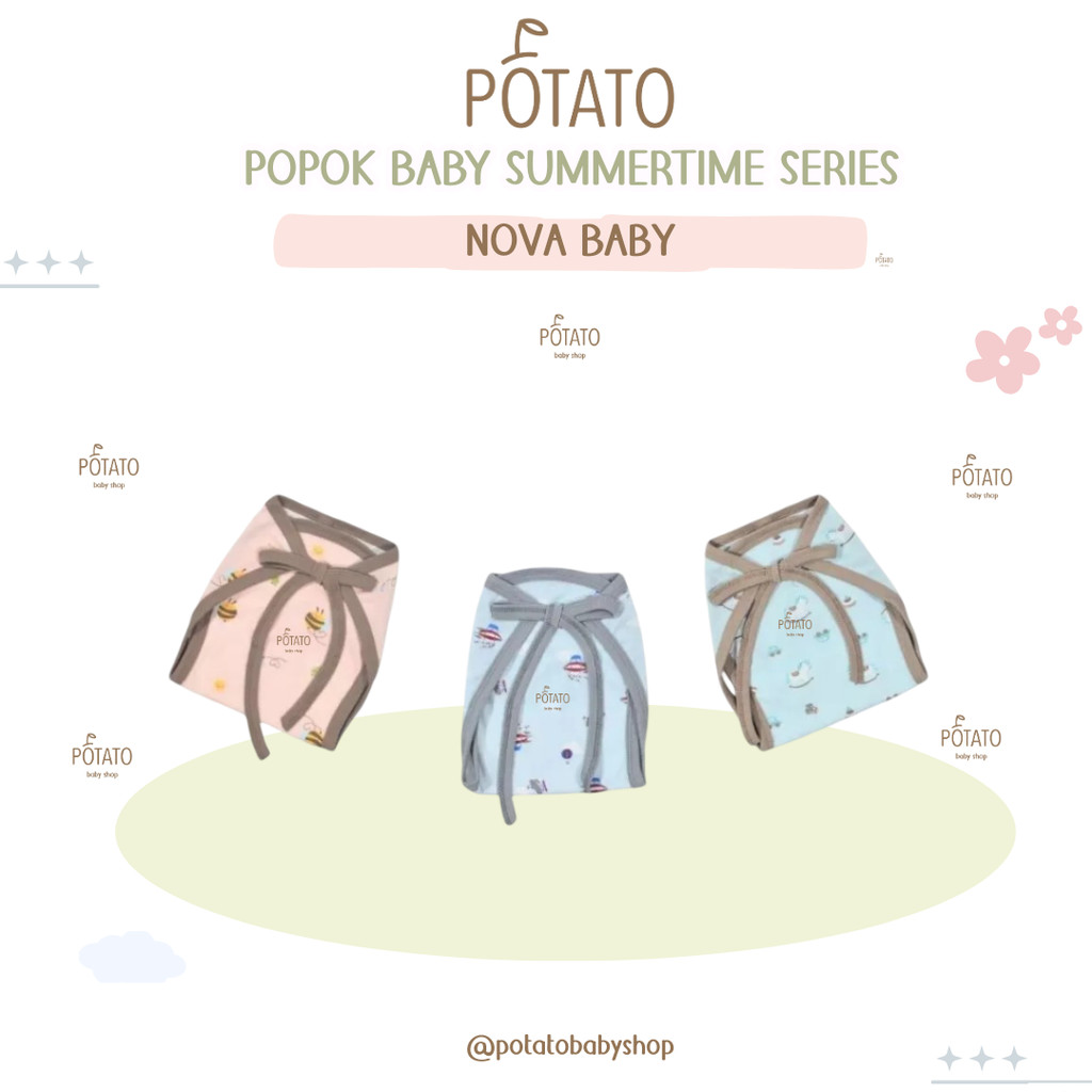 Nova Baby Popok Kain Summertime Series - Popok Baby 3pcs