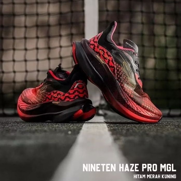 SEPATU RUNNING 910 NINETEN HAZE PRO PLAT CARBON - GEIST EKIDEN PRO 100% ORI