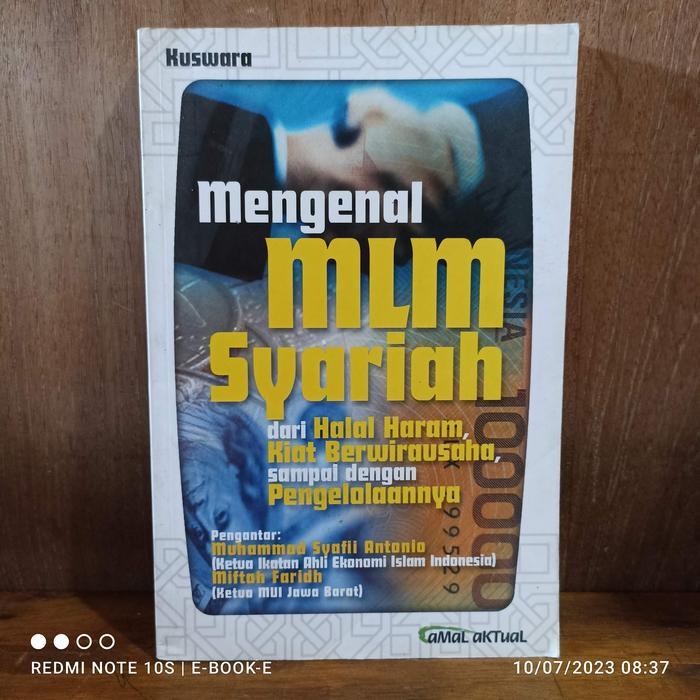 buku bisnis mengenal MLM syariah 289 hal 2005 bagus