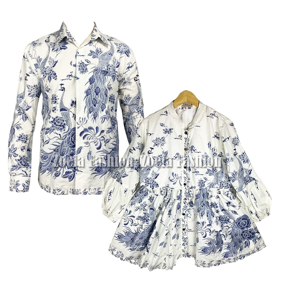 Nafiko Fashion Couple Batik Modern Jumbo LD 120 130 140 150 Busui Friendly