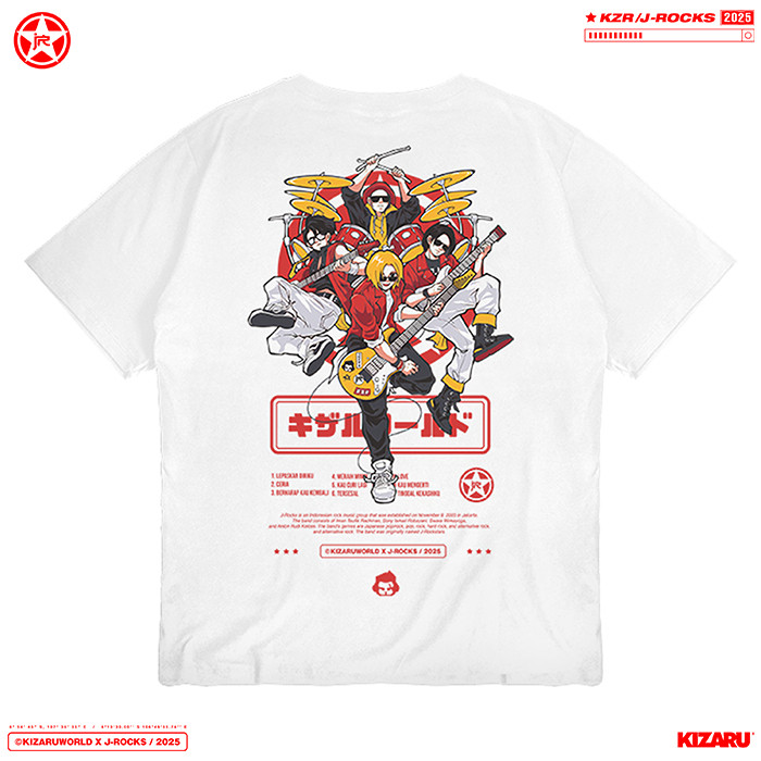 Kaos Pria KIZARU X J-ROCKS T-Shirt ANIME VERSION
