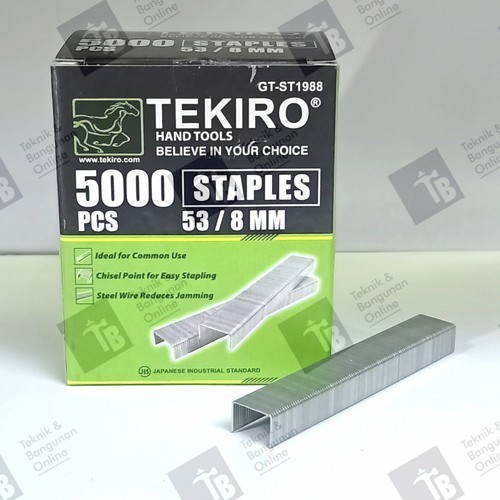 Tekiro Isi Staples Wire Staples 53 / 8 MM  & 53/ 6 [5000] Pcs