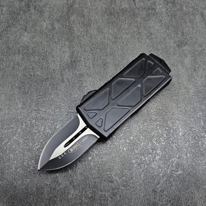 Pisau Otomatis Microtech Exocet OTF Knife - BLACK