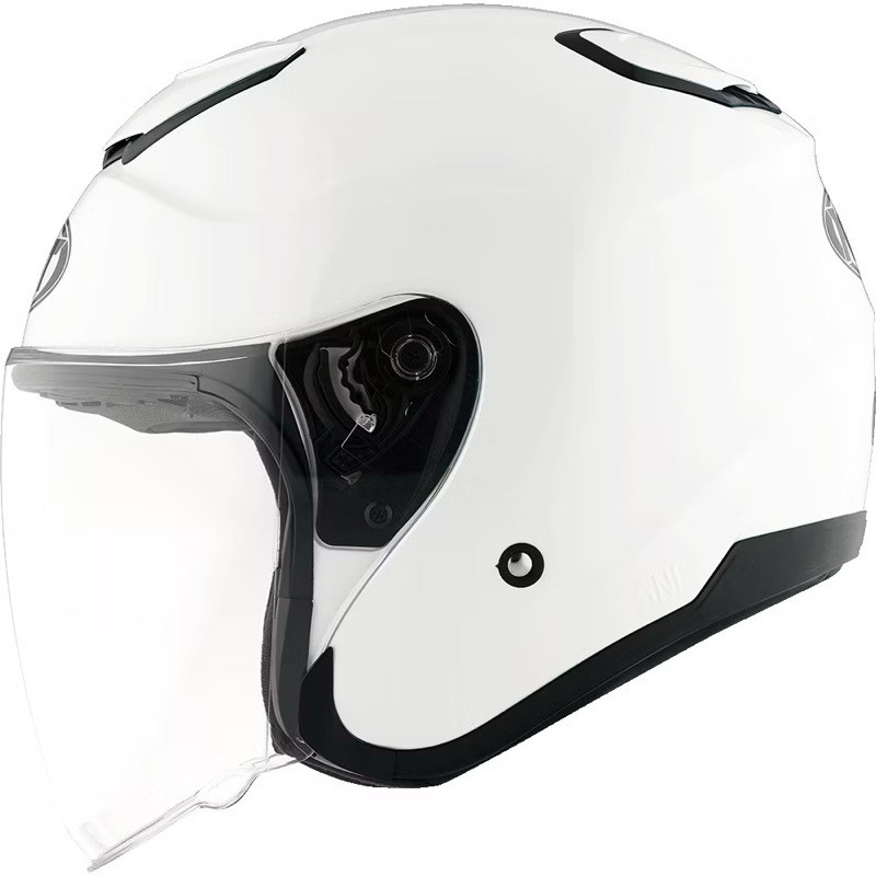 Helm KYT Kyoto R Solid White Original Half Face M-XXL