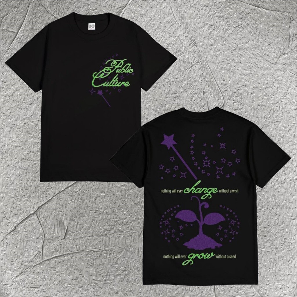 COD  Public Culture - Change Tee - Black Fashion T-Shirt