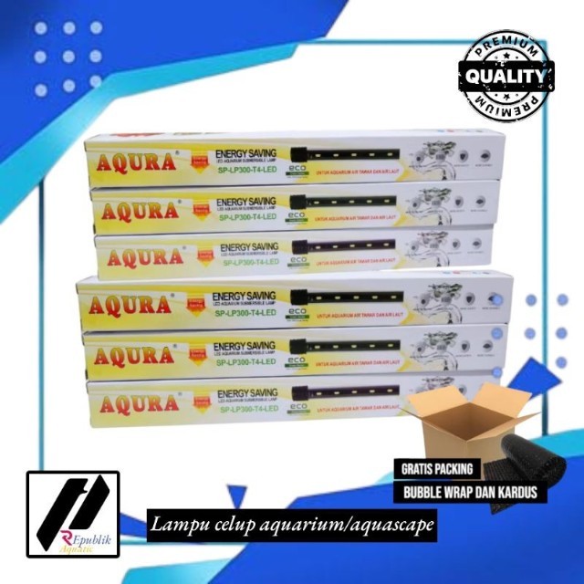 Lampu celup aquarium biru putih 30cm, 50cm,  /lampu led celup aquarium aquascape / lampu celup aquar