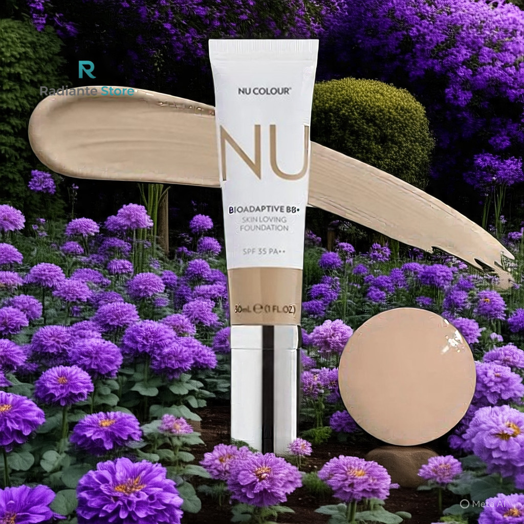 Nu Colour Bioadaptive BB Plus Skin Loving Foundation Foundation Ringan Meratakan Warna Kulit
