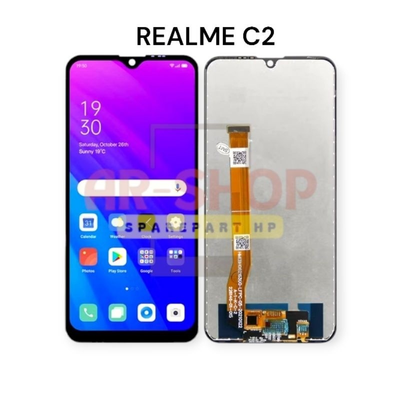 LCD TOUCHSCREEN LAYAR HP REALME C2 ORIGINAL BRAND OG MEETO SUNSHINE