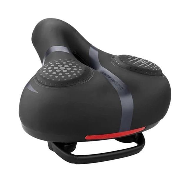 SADEL JOK SEPEDA ROCKBROS BIKE BLACK/BROWN SADDLE GEL SOFT ERGONOMIC HOLLOW BREATHABLE FOR MTB BICYC