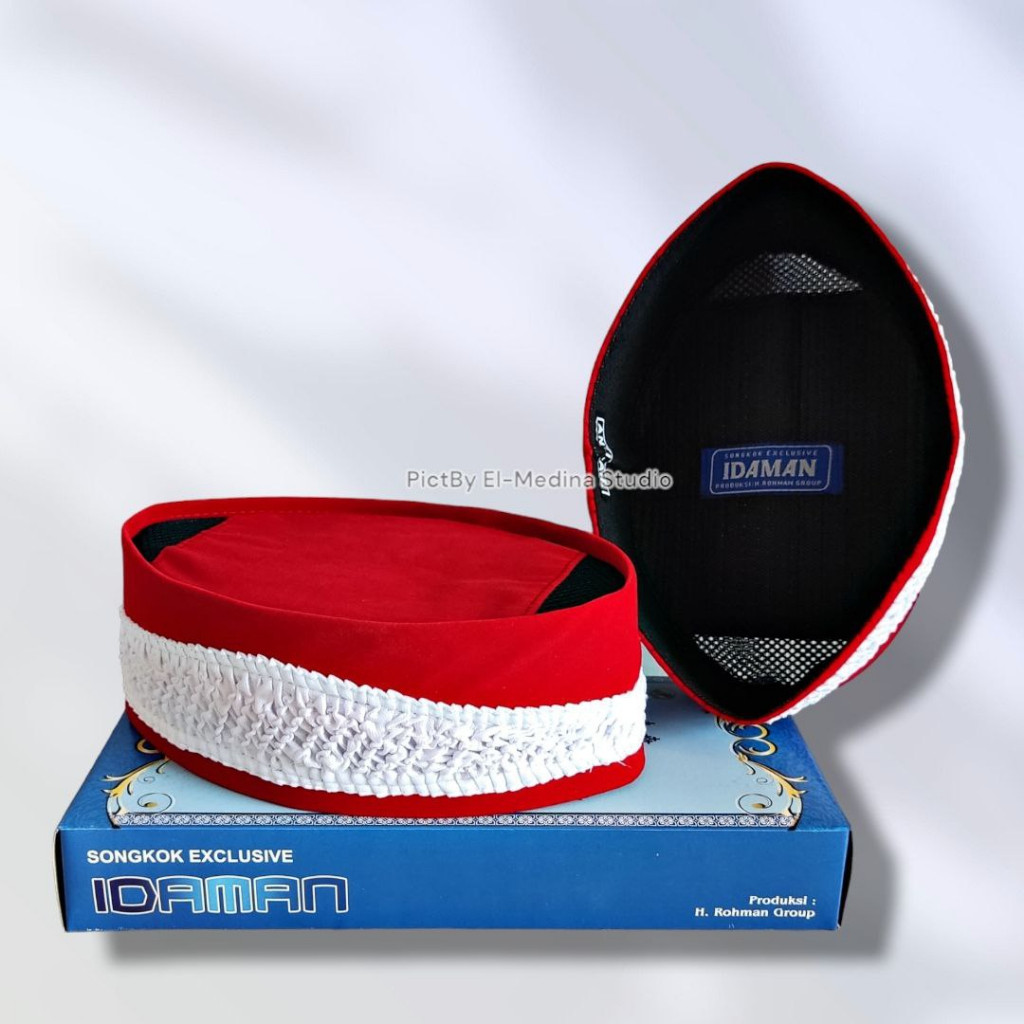 Peci kopiah Kopeah Songkok Nasional Merah Putih