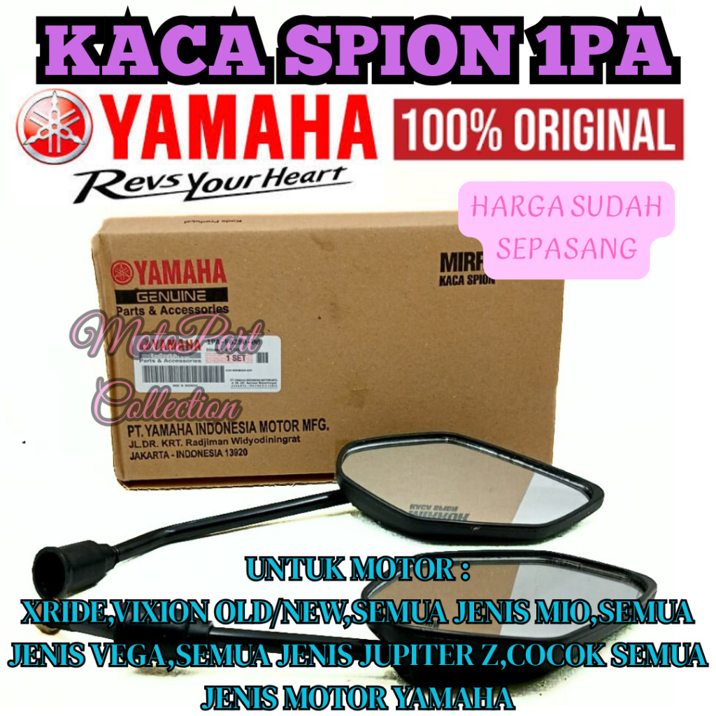 [bengkel maria] SPION 1PA ORIGINAL YAMAHA YGP MOTOR VIXION,JUPITER Z,MX KING,X RIDE,MIO J ORI KACA S