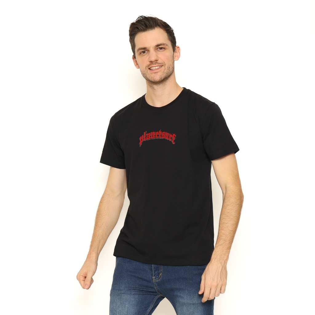 Planet Surf Clothing Kaos Lengan Pendek Pria Riegel Men Tee Planet Surf