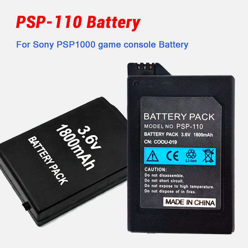 PSP-110 PSP110 Battery 1800mAh 3.6V for Sony PSP1000 PSP 1001 PSP1002 PSP 1004 PSP1005 PSP008 Portab